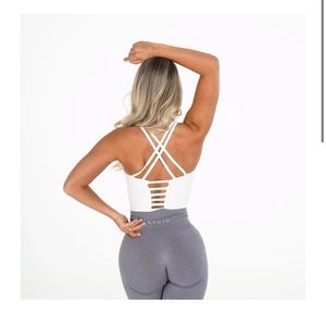 NVGTN White Matrix Bra Top SOLD